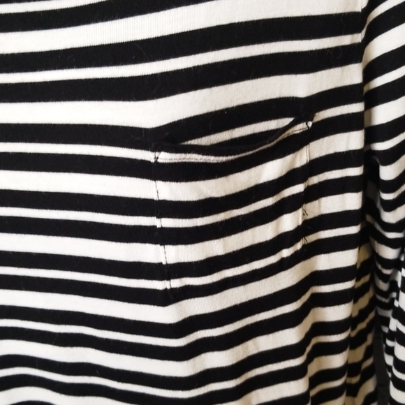 Cynthia Rowley striped top with pocket - Picture 3 of 7
